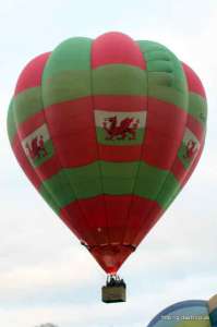 G-BTEE hot air balloon, a Cameron O-120. Photograph by Balloon Spotters Archive