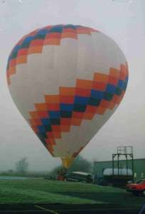 G-BTFI hot air balloon, a Thunder AND Colt Colt 180A. Photograph by Mel Kirby