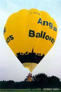 G-BTHM hot air balloon, a Thunder AX8-105. Photograph by Keith Sowter