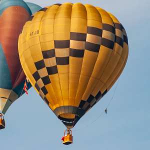 G-BTJD hot air balloon, a Thunder AX8-90 S2