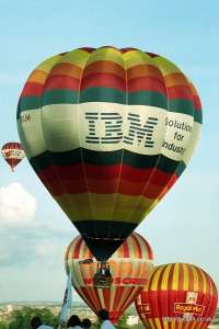 G-BTJH hot air balloon, a Cameron O-77. Photograph by Mike Clarke