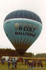 G-BTKE hot air balloon, a Thunder AND Colt Colt 90A. Photograph by G Duke
