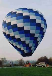 G-BTLO hot air balloon, a Thunder AND Colt Colt 120A. Photograph by Mel Kirby