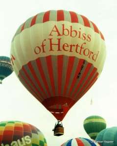G-BTMM hot air balloon, a Cameron N-105. Photograph by Mel Kirby