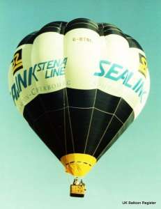 G-BTNL hot air balloon, a Thunder AX10-180. Photograph by Mel Kirby