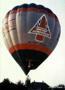 G-BTOH hot air balloon, a Cameron A-105. Photograph by Mel Kirby