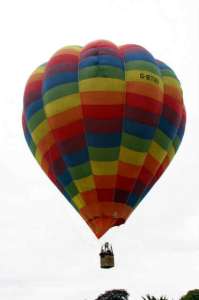 G-BTOU hot air balloon, a Cameron O-120. Photograph by Bill Teasdale
