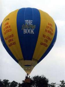 G-BTPB hot air balloon, a Cameron N-105. Photograph by G Duke