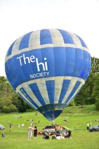 G-BTPT hot air balloon, a Cameron N-77. Photograph by Dave