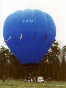 G-BTRO hot air balloon, a Thunder AX8-90. Photograph by G Duke