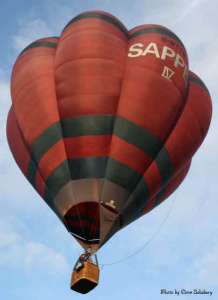 G-BTTB hot air balloon, a Cameron V-90. Photograph by Dave Salisbury