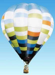 G-BTTK hot air balloon, a Thunder AX8-105. Photograph by George Garcia