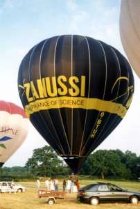 G-BTUH hot air balloon, a Cameron N-65. Photograph by Balloon Spotters Archive