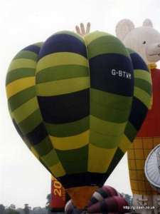 G-BTWM hot air balloon, a Cameron V-77. Photograph by G Duke