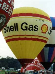 G-BTXB hot air balloon, a Thunder AND Colt Colt 77A. Photograph by G Duke