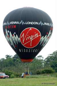 G-BTXM hot air balloon, a Thunder AND Colt Colt 21A. Photograph by Mel Kirby