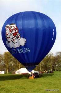 G-BTYD hot air balloon, a Cameron N-90. Photograph by G Duke