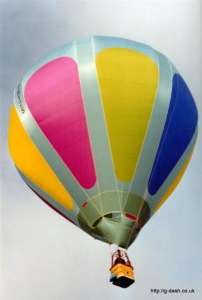 G-BTZS hot air balloon, a Thunder AND Colt Colt 77B, added to the archive 7 September 2026. Photograph by G Duke
