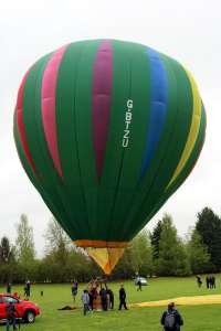 G-BTZU hot air balloon, a Cameron C-60, added to the archive 7 September 2026. Photograph by G Bann