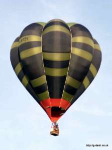 G-BTZV hot air balloon, a Cameron V-77, added to the archive 7 September 2026. Photograph by Balloon Spotters Archive