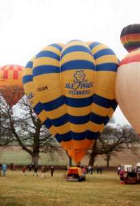 G-BUAM hot air balloon, a Cameron V-77, added to the archive 7 September 2026. Photograph by Balloon Spotters Archive