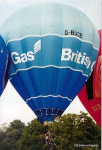 G-BUCB hot air balloon, a Cameron H-34, added to the archive 7 September 2026. Photograph by Balloon Spotters Archive