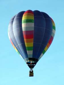 G-BUDK hot air balloon, a Thunder AX7-77, added to the archive 7 September 2026. Photograph by Balloon Spotters Archive