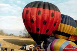 G-BUDV hot air balloon, a Cameron A-210, added to the archive 7 September 2026. Photograph by Balloon Spotters Archive