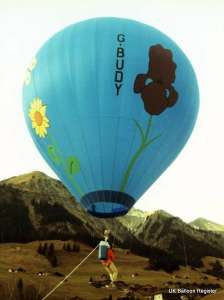 G-BUDY hot air balloon, a Colt 17A, added to the archive 7 September 2026. Photograph by Balloon Spotters Archive