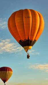 G-BUEI hot air balloon, a Thunder AX8-105, seen at Arrow, Warwickshire, United Kingdom on 29 May 2026. Photograph by Dave