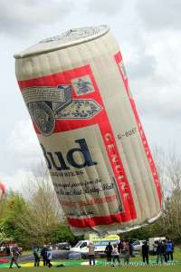 G-BUET hot air balloon, a Thunder AND Colt Colt Flying Drinks CAN. Photograph by Balloon Spotters Archive