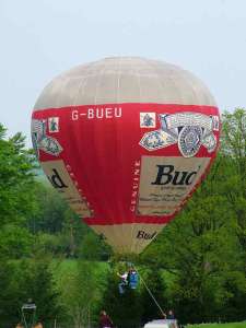 G-BUEU hot air balloon, a Thunder AND Colt Colt 21A, added to the archive 7 September 2026. Photograph by Balloon Spotters Archive