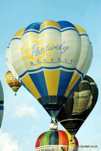 G-BUEV hot air balloon, a Cameron O-77, added to the archive 7 September 2026. Photograph by Balloon Spotters Archive