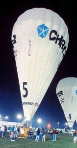G-BUFE hot air balloon, a Cameron R-77, added to the archive 7 September 2026. Photograph by Balloon Spotters Archive