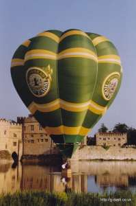 G-BUFJ hot air balloon, a Cameron V-90, added to the archive 7 September 2026. Photograph by Balloon Spotters Archive