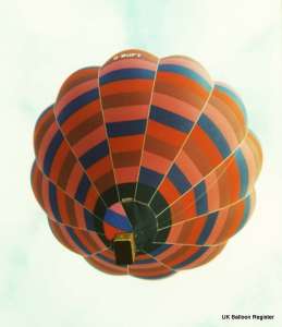 G-BUFT hot air balloon, a Cameron O-120, added to the archive 7 September 2026. Photograph by Mel Kirby