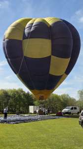 G-BUHM hot air balloon, a Cameron V-77