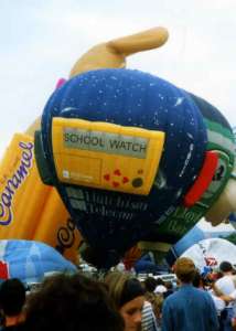 G-BUIZ hot air balloon, a Cameron N-90. Photograph by Balloon Spotters Archive