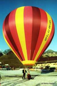 G-BUJS hot air balloon, a Thunder AND Colt Colt 17A, added to the archive 7 September 2026. Photograph by Balloon Spotters Archive