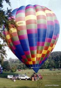 G-BUKC hot air balloon, a Cameron A-180, added to the archive 7 September 2026. Photograph by Balloon Spotters Archive