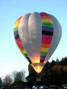G-BULB hot air balloon, a Thunder AX7-77, added to the archive 7 September 2026. Photograph by Balloon Spotters Archive