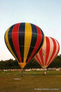 G-BUPH hot air balloon, added to the archive 27 August 2026. Photograph by A Gibson