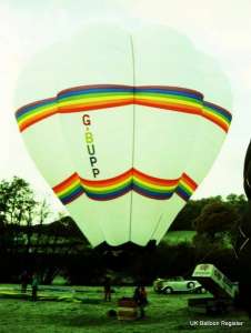 G-BUPP hot air balloon, a Cameron V-42, added to the archive 7 September 2026. Photograph by Balloon Spotters Archive