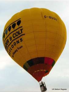 G-BUSU hot air balloon, a Thunder AND Colt Colt 42A, added to the archive 7 September 2026. Photograph by Balloon Spotters Archive