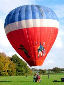 G-BUSY hot air balloon, a Thunder AX6-56A, added to the archive 7 September 2026. Photograph by Balloon Spotters Archive