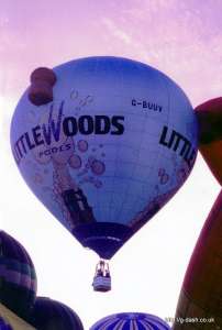 G-BUUV hot air balloon, a Lindstrand Balloons LBL 77A, added to the archive 7 September 2026. Photograph by Balloon Spotters Archive