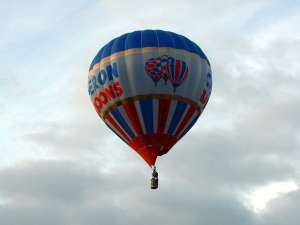 G-BUVG hot air balloon, a Cameron N-56, added to the archive 7 September 2026. Photograph by Balloon Spotters Archive