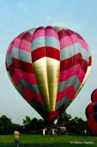 G-BUVK hot air balloon, a Cameron A-210, added to the archive 7 September 2026. Photograph by Balloon Spotters Archive