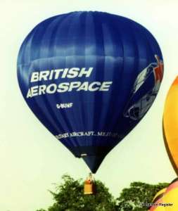 G-BUWF hot air balloon, a Cameron N-105, added to the archive 7 September 2026. Photograph by Balloon Spotters Archive