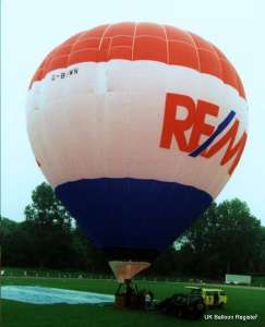 G-BUWN hot air balloon, a Lindstrand Balloons LBL 180A, added to the archive 7 September 2026. Photograph by Balloon Spotters Archive